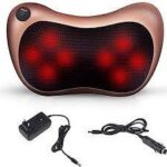 Electric Home Car Vibrating Kneading Heating Magnetic Therapy Massage Cushion Infrared Relax Pillow